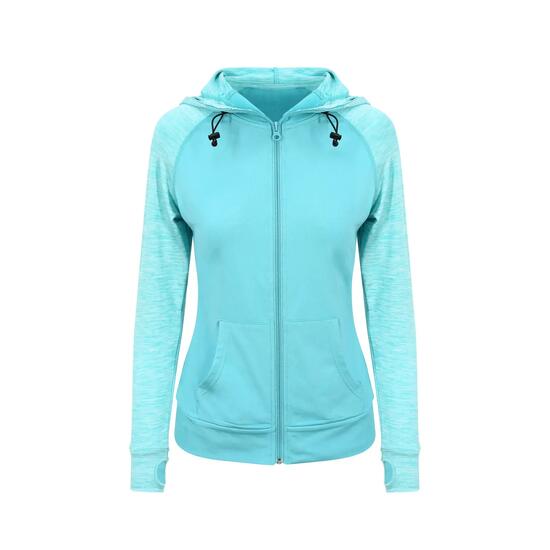 Gestreifter Damen-Zip-Hoodie Just Cool Zoodie