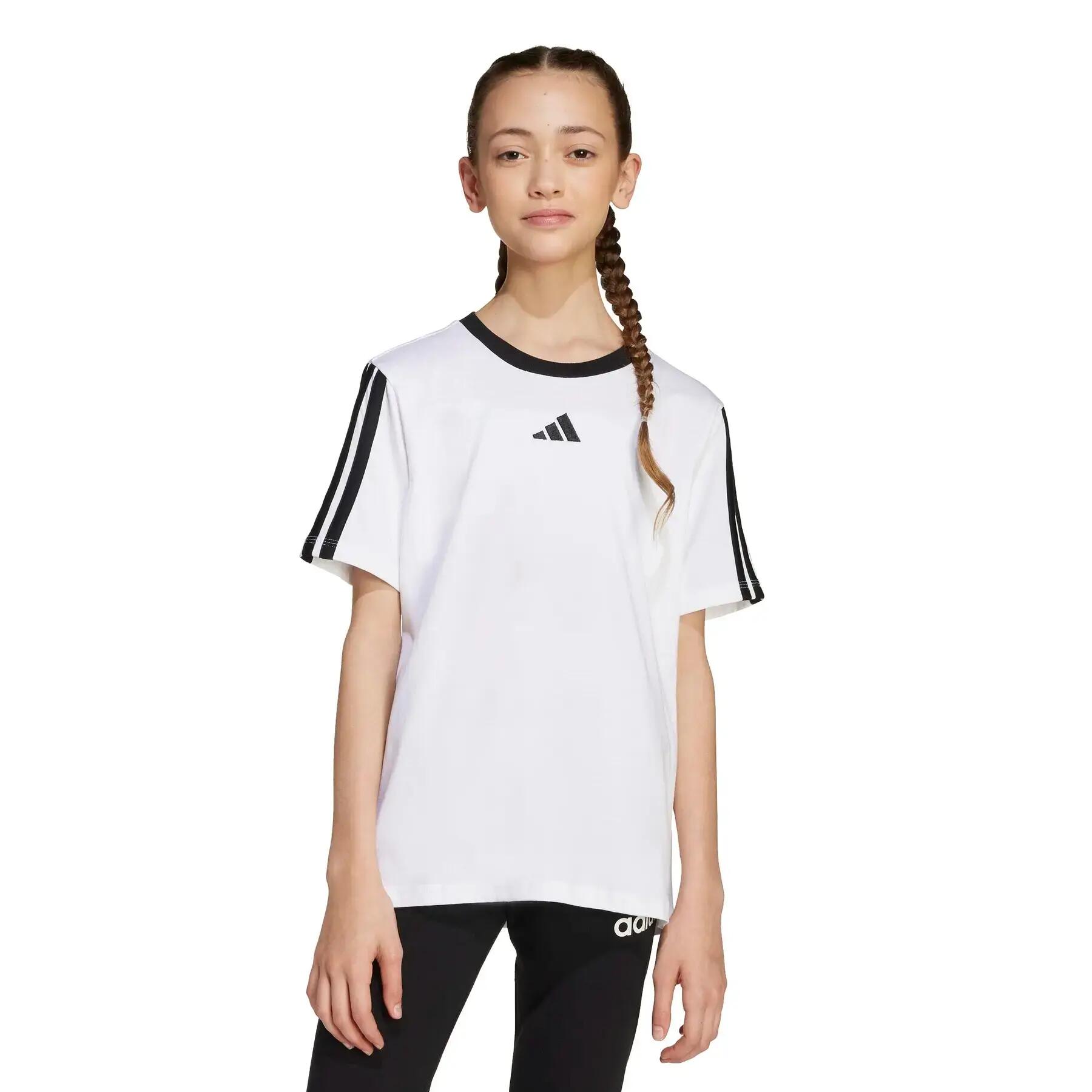 T-shirt fille adidas Essentials 3-Stripes 2/6