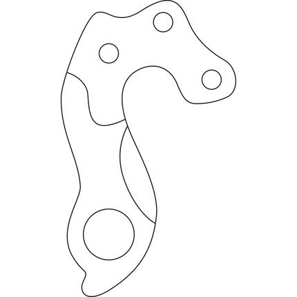 MERIDA patte de dérailleur 8317-0000P - compatible avec SCULTURA, REACTO, SPEEDE