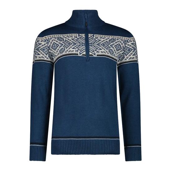 Pullover mit Reißverschlusskragen CMP Wooltech