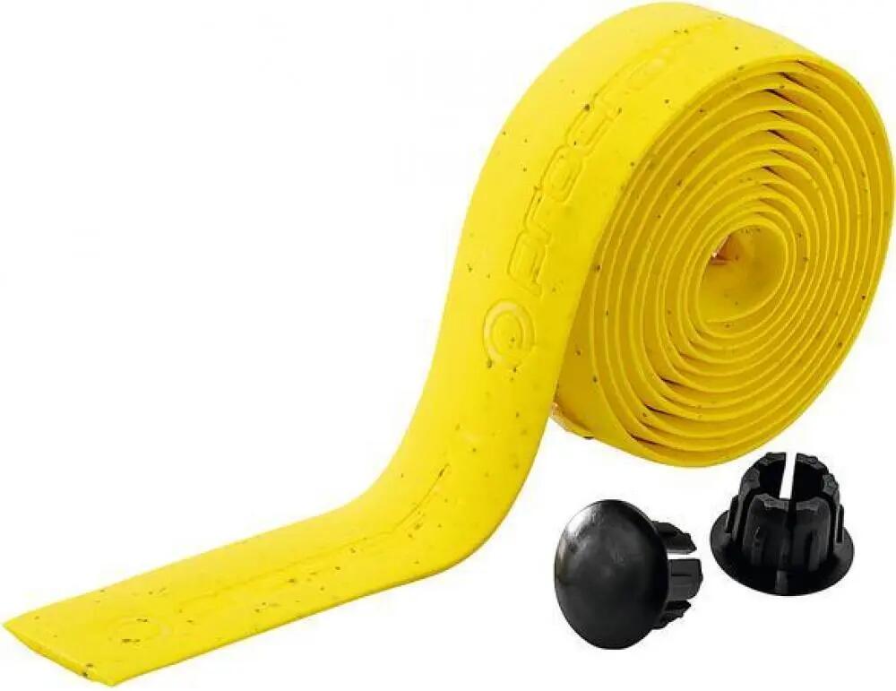 Procraft Lenkerband mit Korkanteil 2,1 mm gelb - Komfortabler, rutschfester G... 2/3