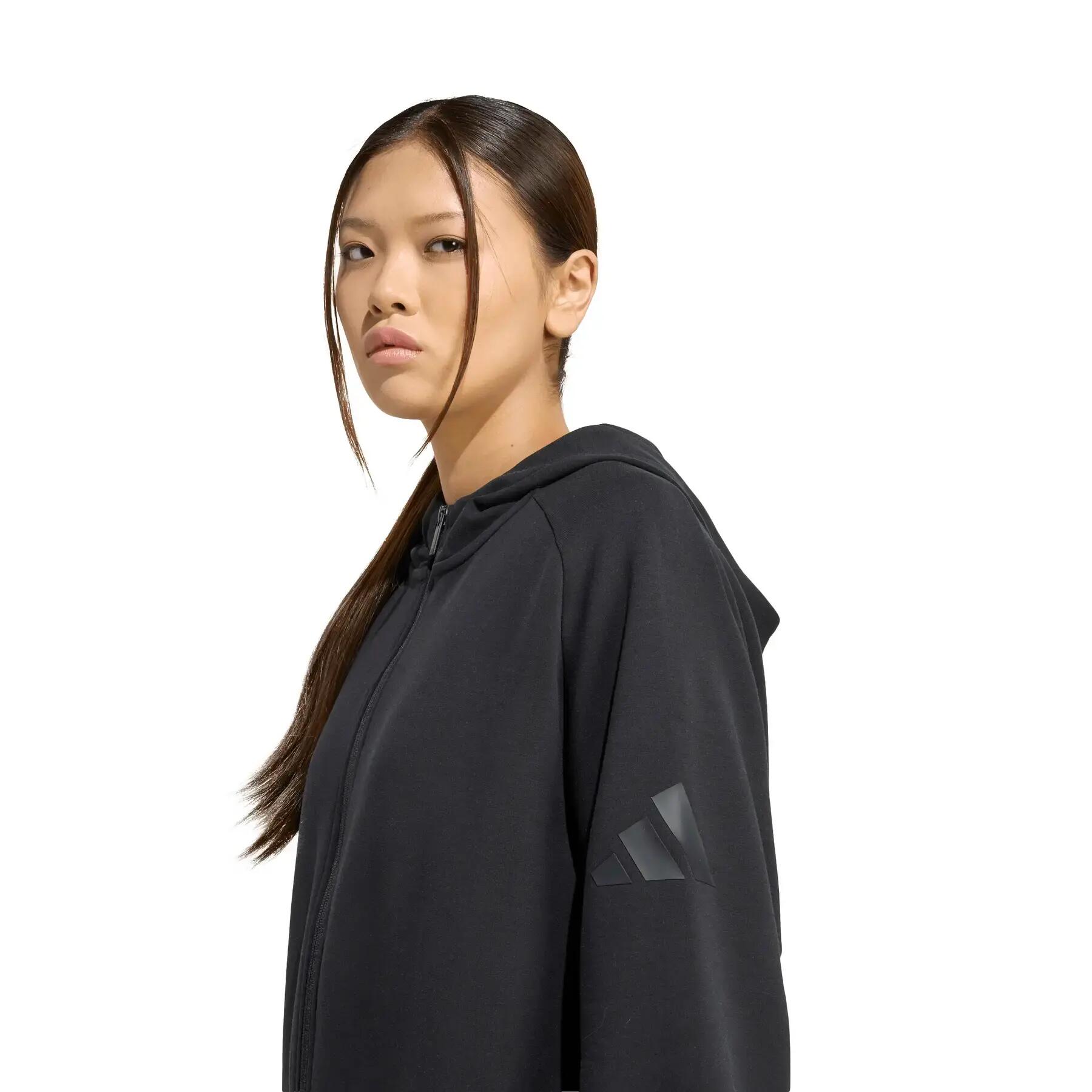 Sweatshirt à capuche femme adidas Soft Lux 5/6