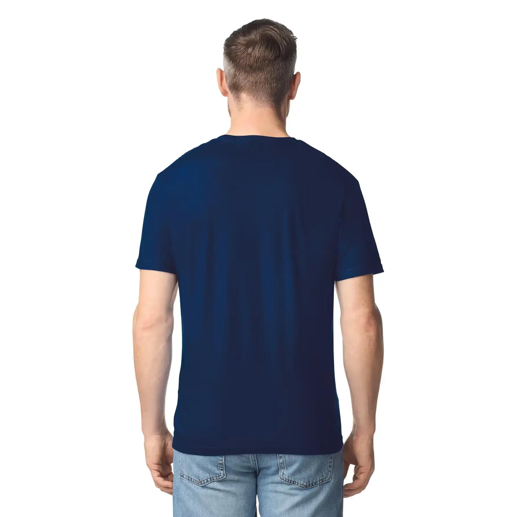 T-shirt met V-hals Gildan Softstyle 3/4