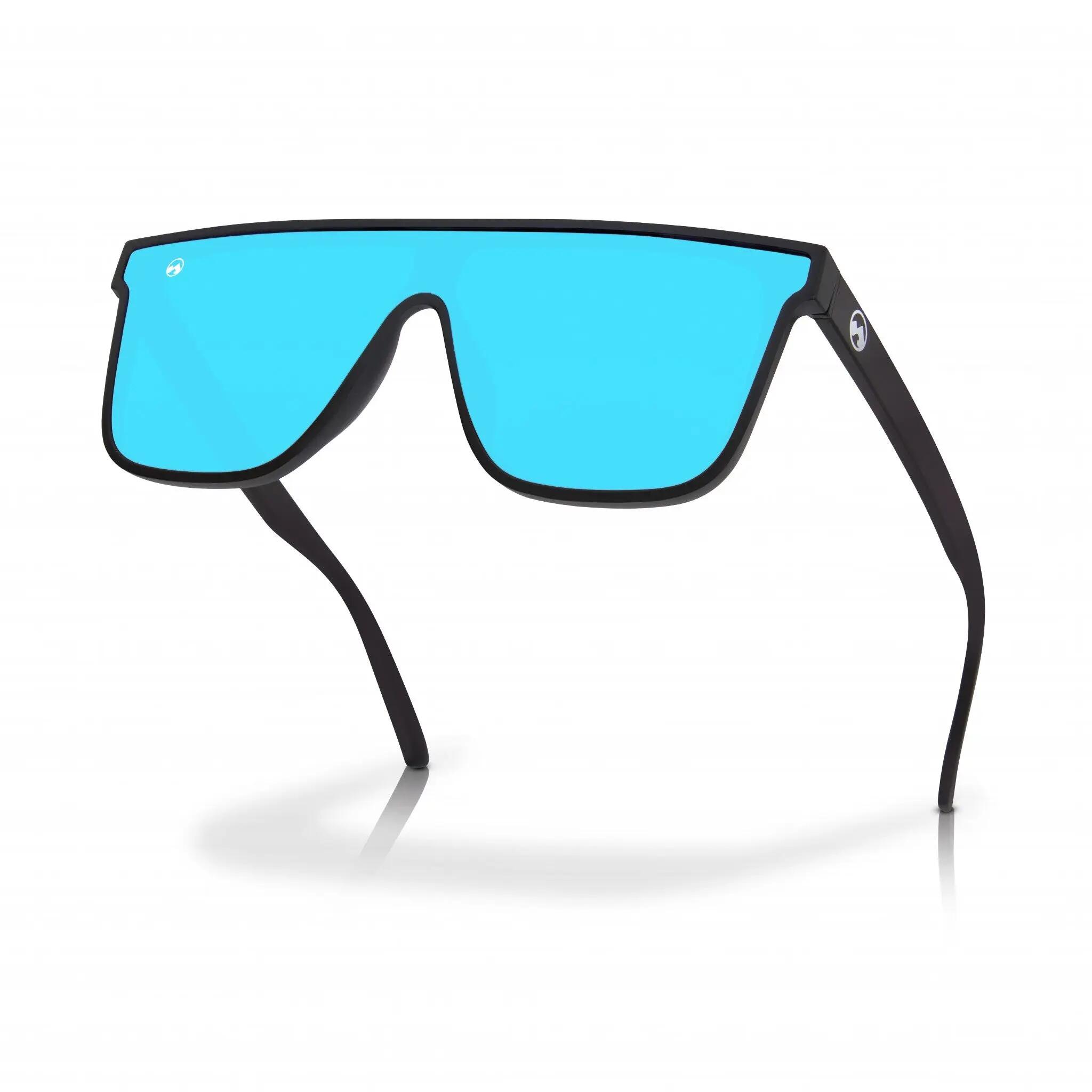 Lunettes de soleil unisexe Slick (Black | Blue) 5/5