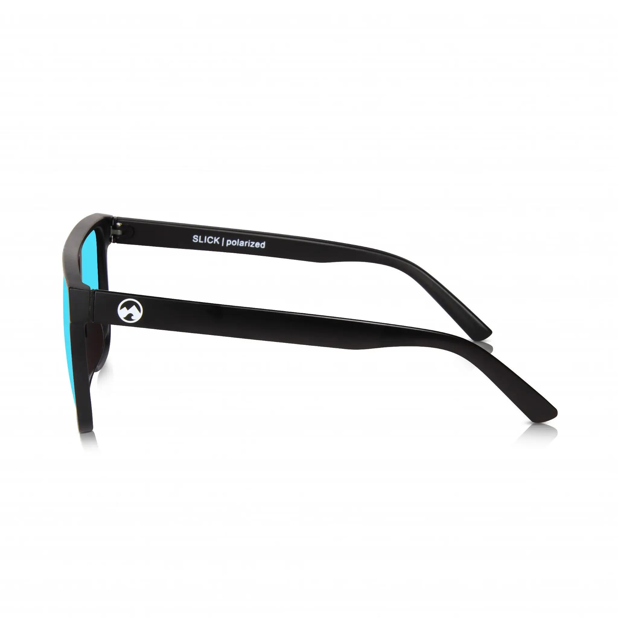 Lunettes de soleil unisexe Slick (Black | Blue) 4/5