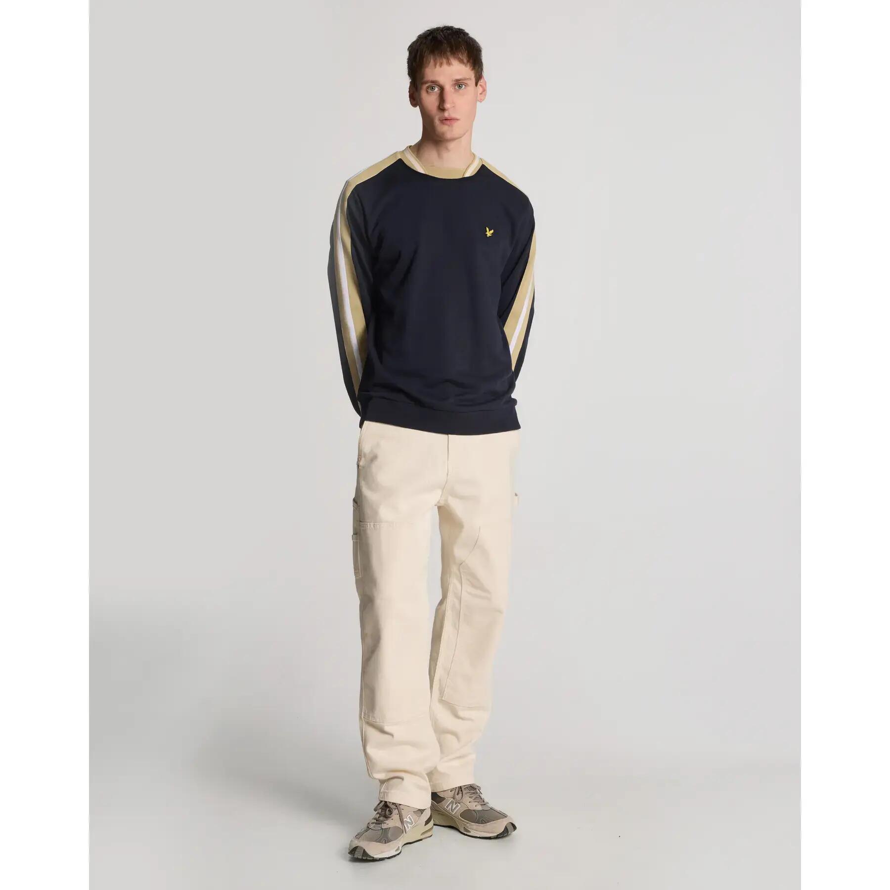 Sweatshirt met contrasterende band Lyle & Scott 3/5