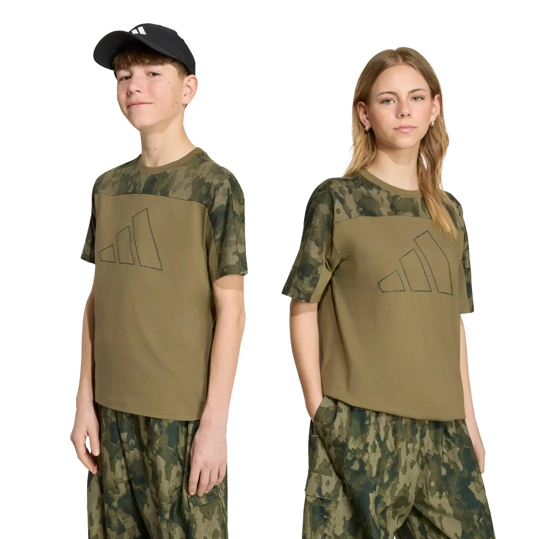 T-shirt enfant adidas Camouflage Seasonal Essentials 4/7