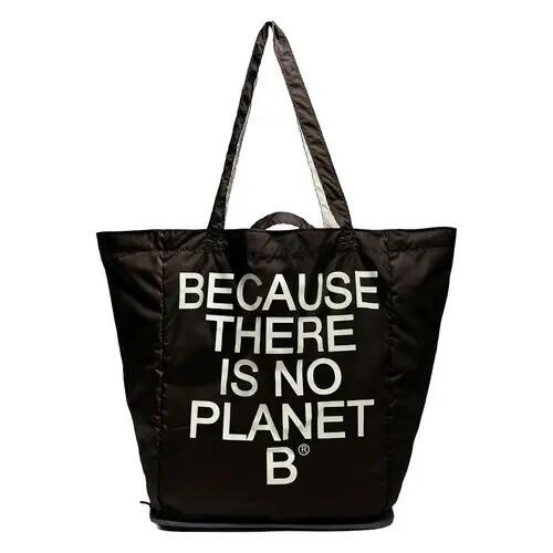 Bolsa Tote Marrón Ecoalf Pcho Bag Chocolate Plegable de Tejido Ligero 4/4