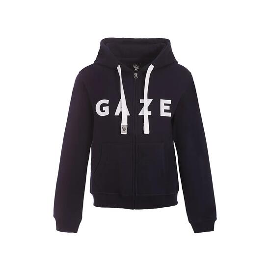 Sweatshirt équitation à capuche zippé fille Gaze Jamaica