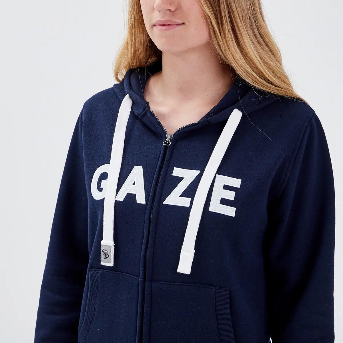 Sweatshirt équitation à capuche zippé fille Gaze Jamaica 5/5