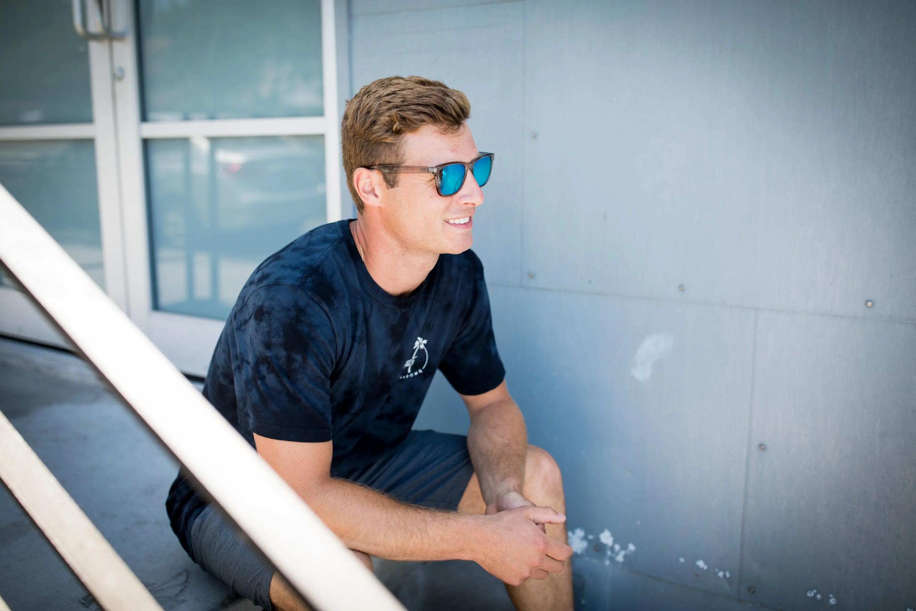 Unisex Sunglasses Crux Chucktown (Trans Grey | Blue) 5/5