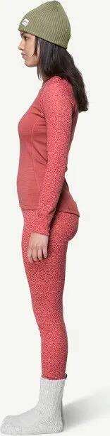 T-Shirt Devold Duo Active Merino 205 vermelha para mulher 3/4