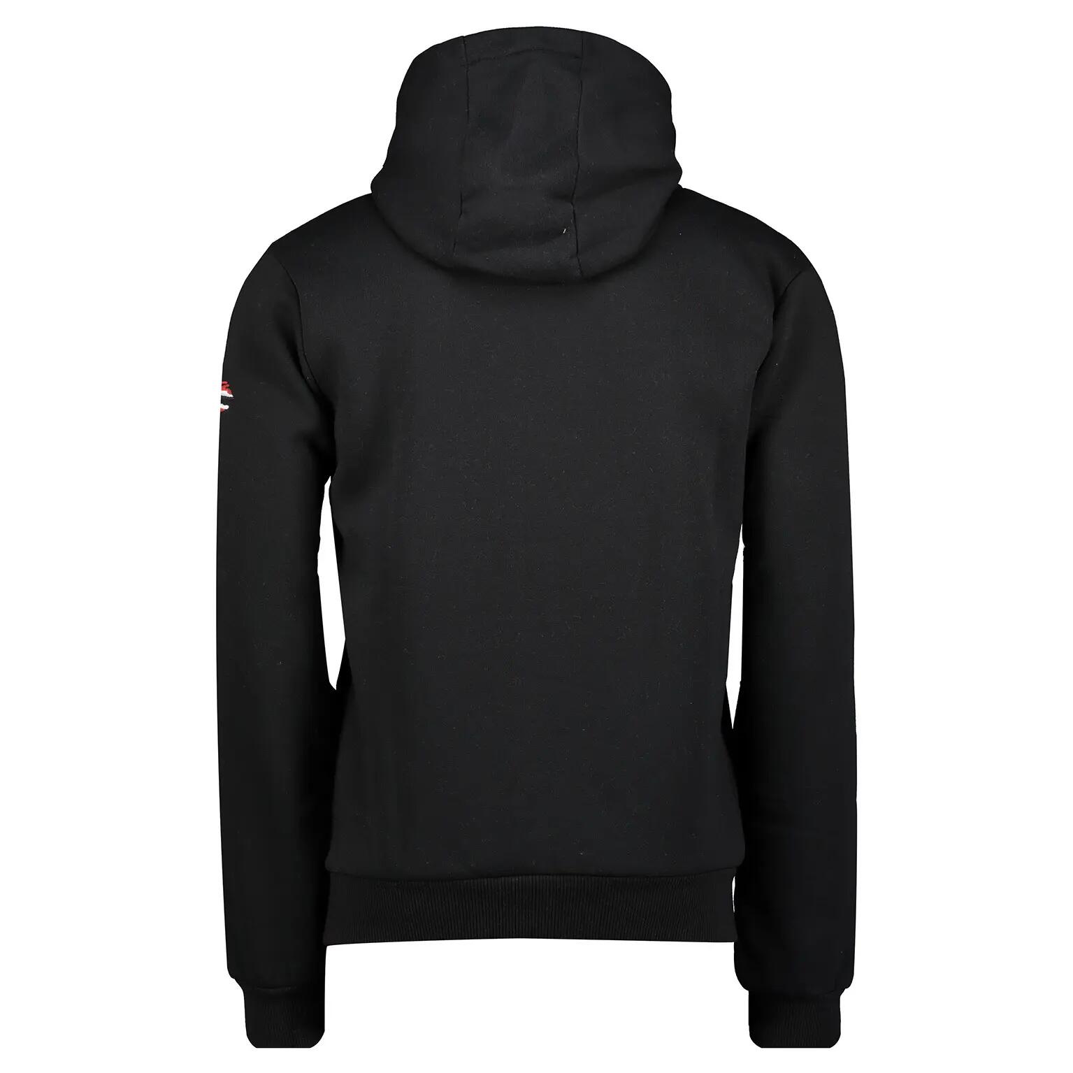Sweatshirt – Bergsport – Heren – Volledige rits – GPEPE 2 – Zwart 2/4