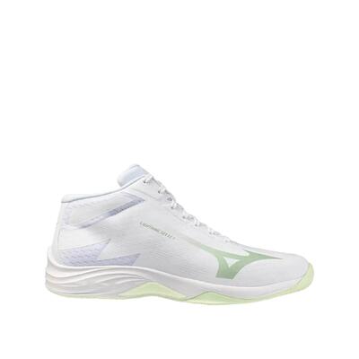 Sport schoenen mizuno lightning select mid wit/aqua grijs/ambrosia