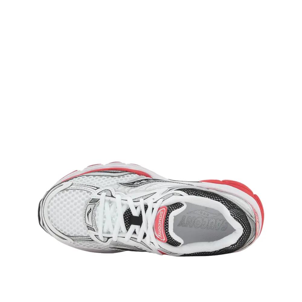 Chaussures Saucony Progrid Omni 9 Blanc/Rouge 3/6