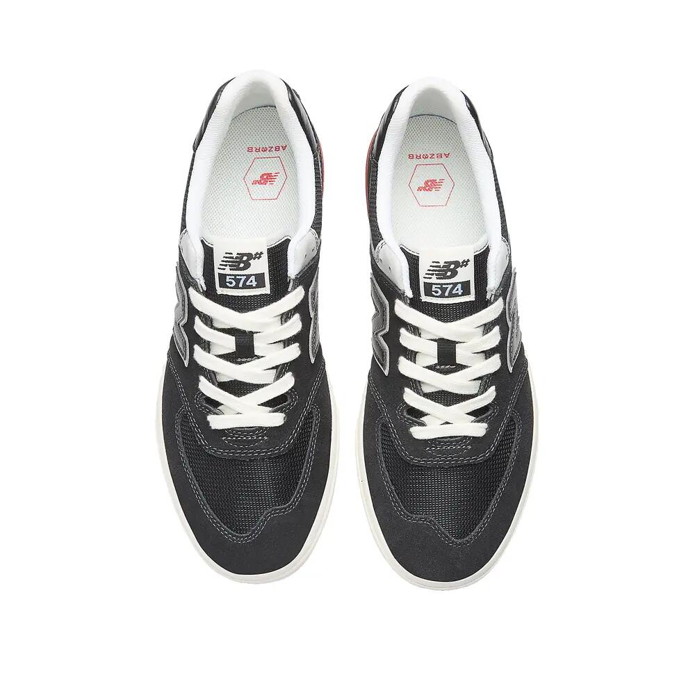 Scarpe New Balance Numeric 574 Vulc Nero/Bianco 2/3