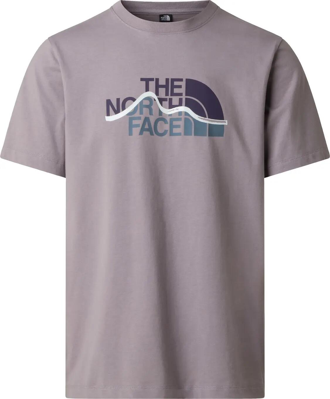 T-Shirt The North Face Mountain Logo Graphic Gris Homme 5/6