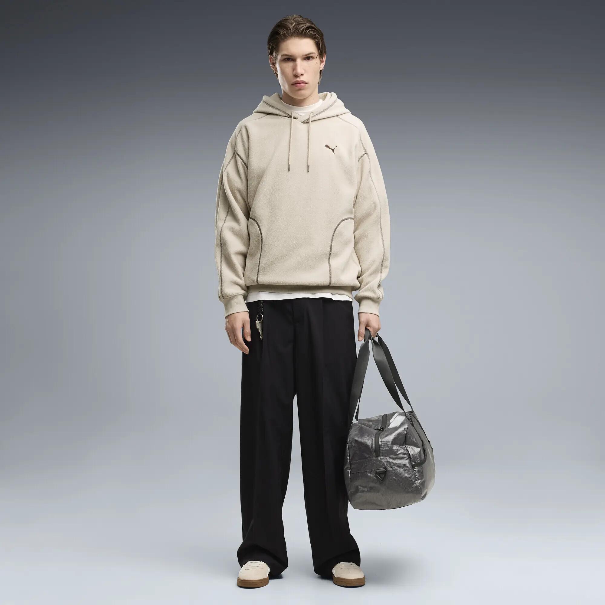 Męska zimowa bluza z kapturem Essentials Elevated o luźnym kroju PUMA 4/5