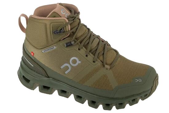 Wanderschuhe On Running Cloudrock Waterproof Olive