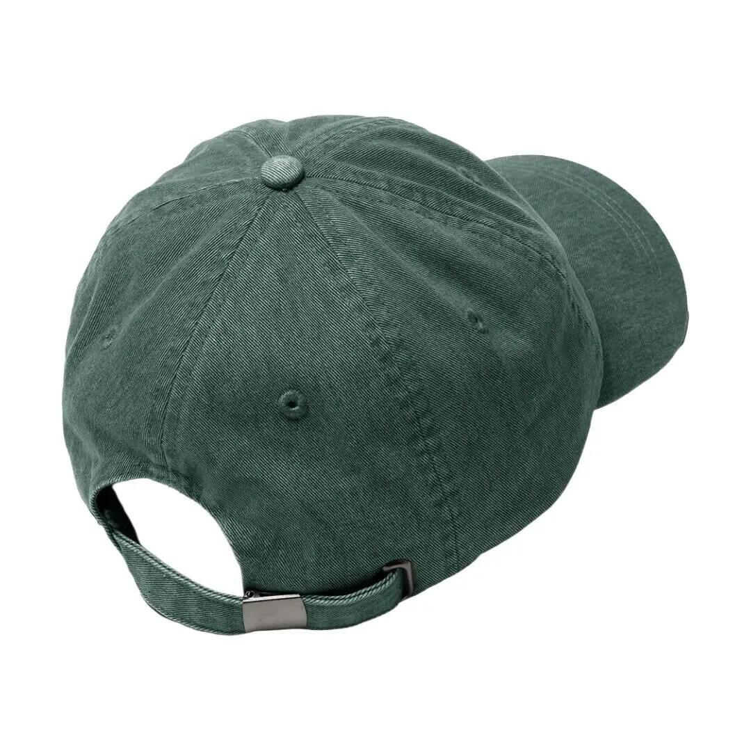 Gorra Verde Ecoalf Cap Cypress con Logotipo Grueso Bordado y Ajustable 3/4