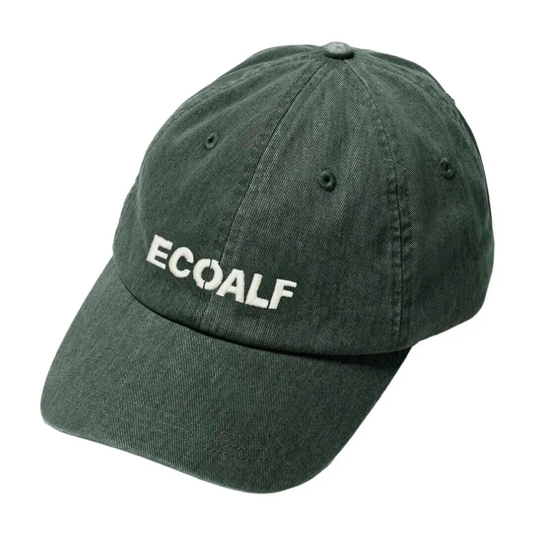 Gorra Verde Ecoalf Cap Cypress con Logotipo Grueso Bordado y Ajustable 2/4