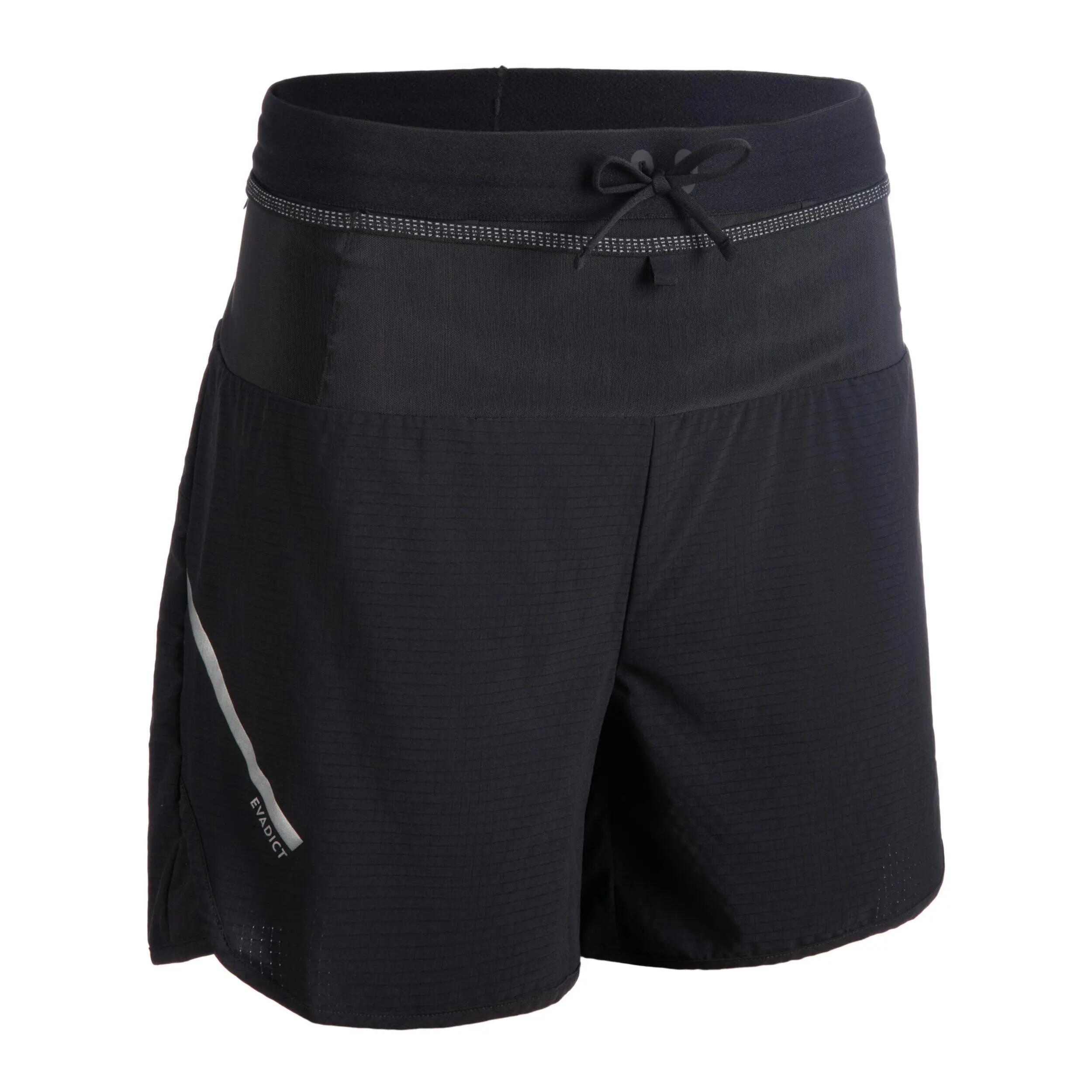 Segunda Vida - CALÇÕES BAGGY DE TRAIL RUNNING MULHER PRETO - Excelente 4/4