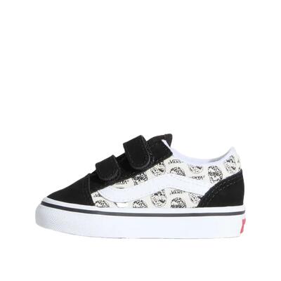 Scarpe Vans Old Skool V Skulls Nero