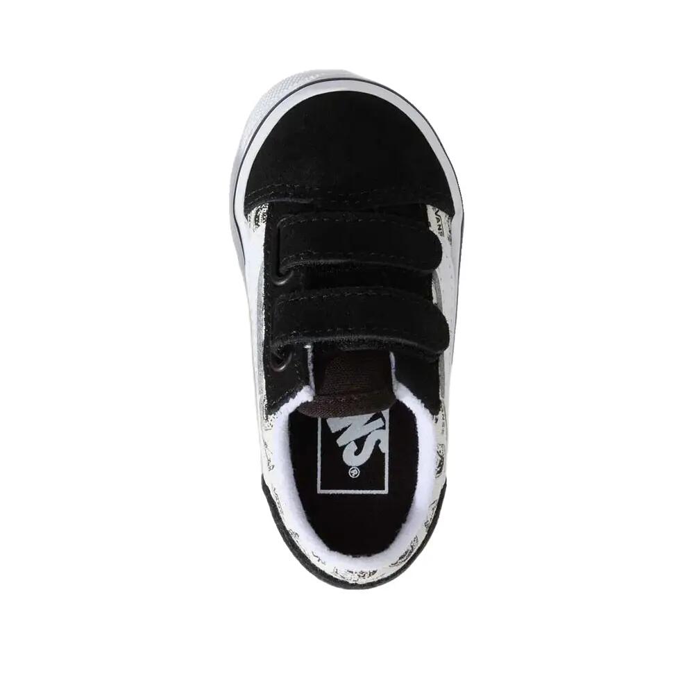 Scarpe Vans Old Skool V Skulls Nero 5/5