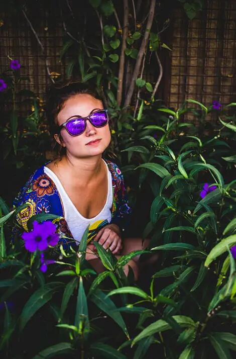 Unisex Sonnenbrille Crux Chucktown (Trans Grey | Purple) 4/5