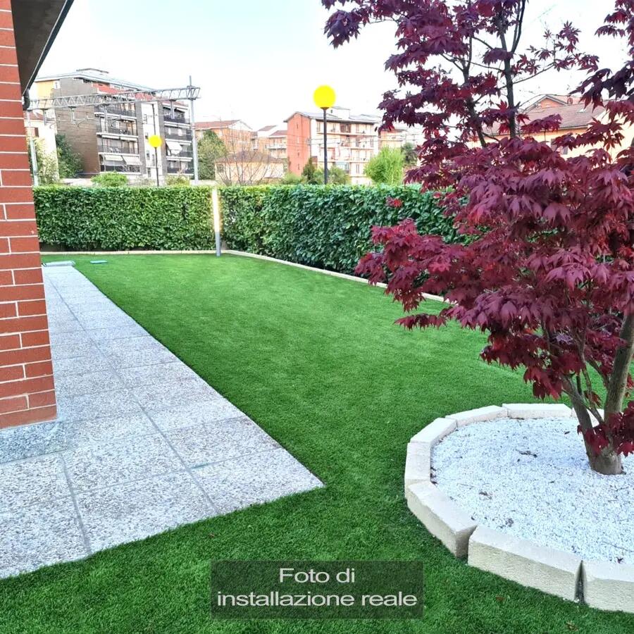 Tappeto in Erba Sintetica 20 mm 1x10mt adatto per pavimentazione palestre 10mq 12/14