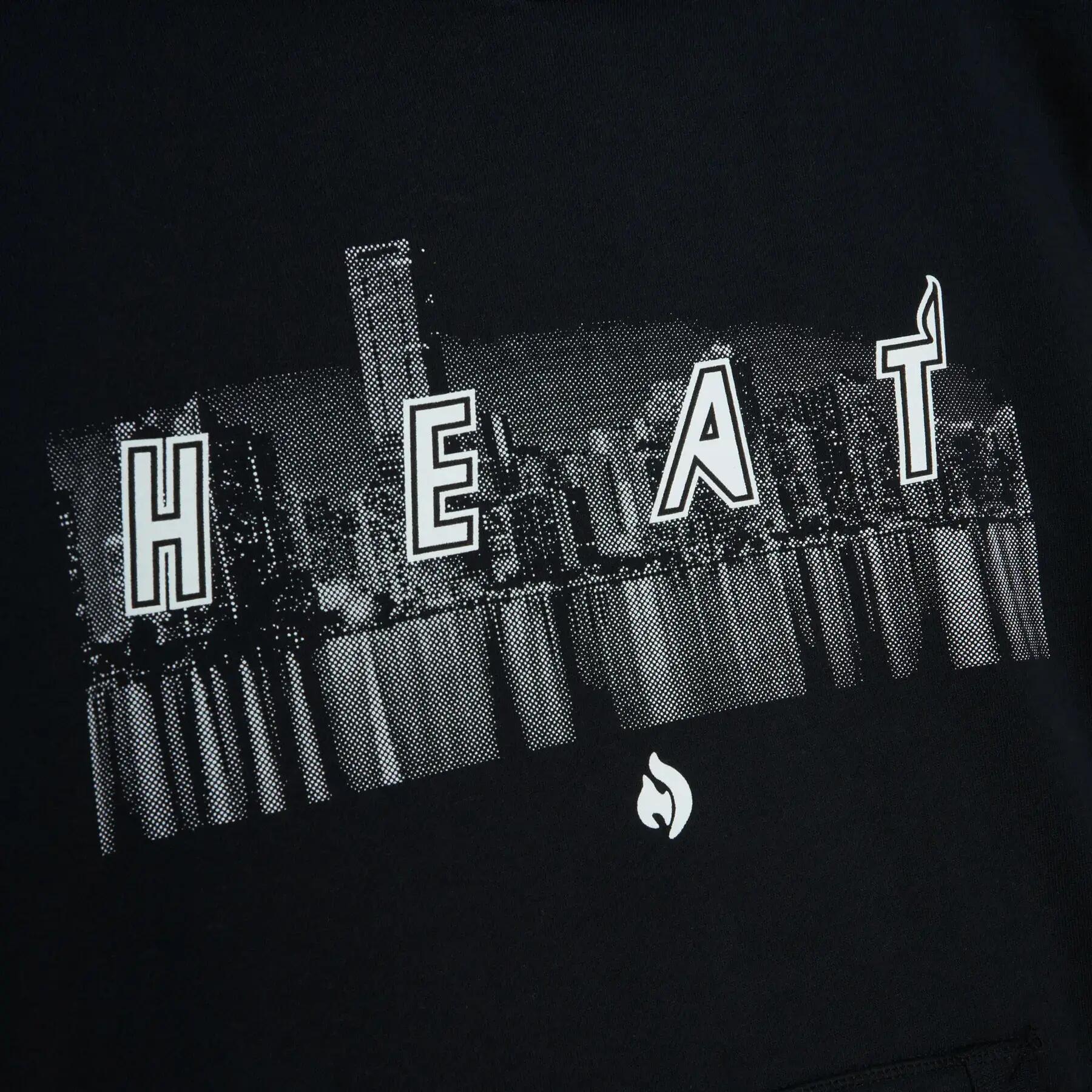 Sweatshirt z kapturem Miami Heat Nicky Jam Cityscape 3/3