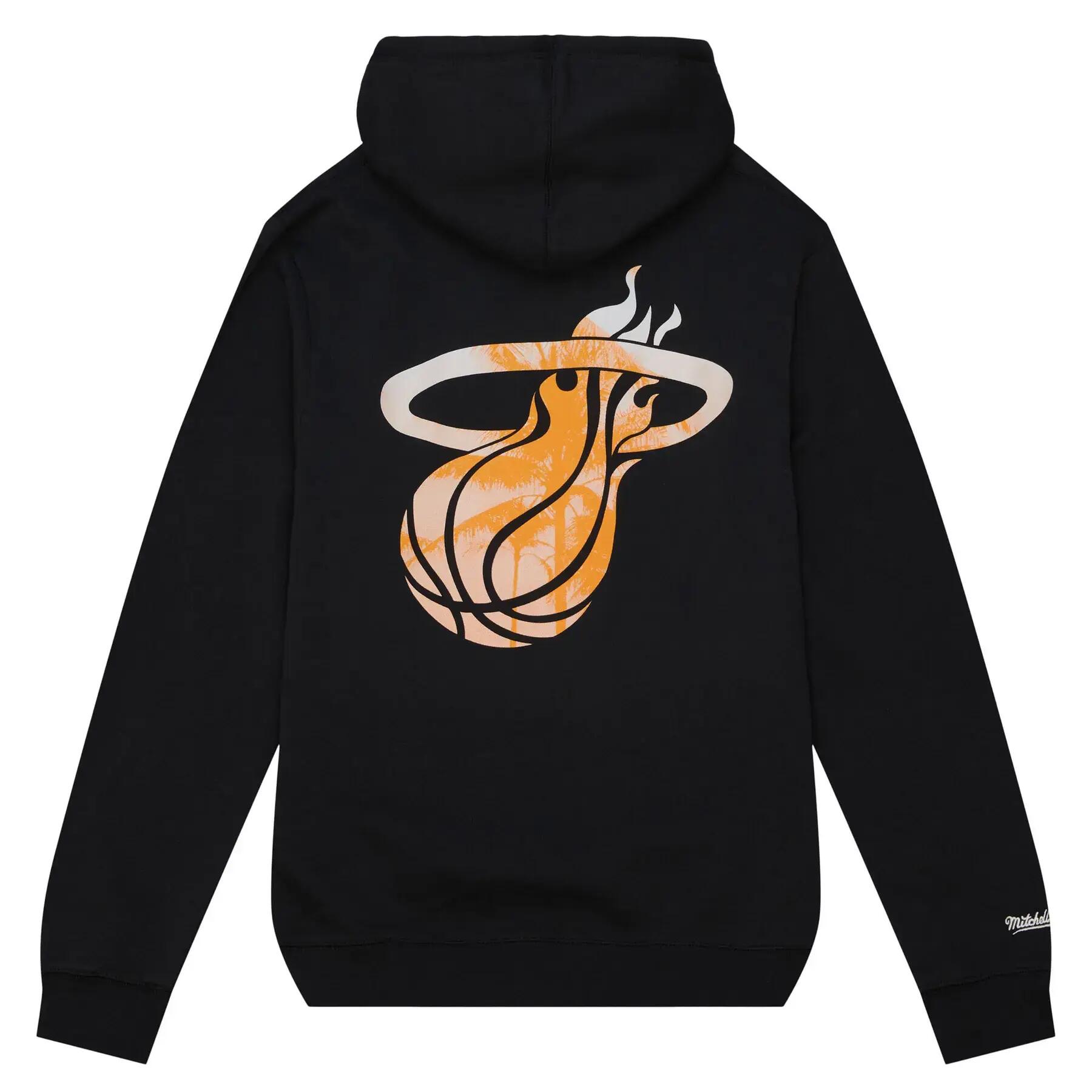 Sweatshirt z kapturem Miami Heat Nicky Jam Cityscape 2/3