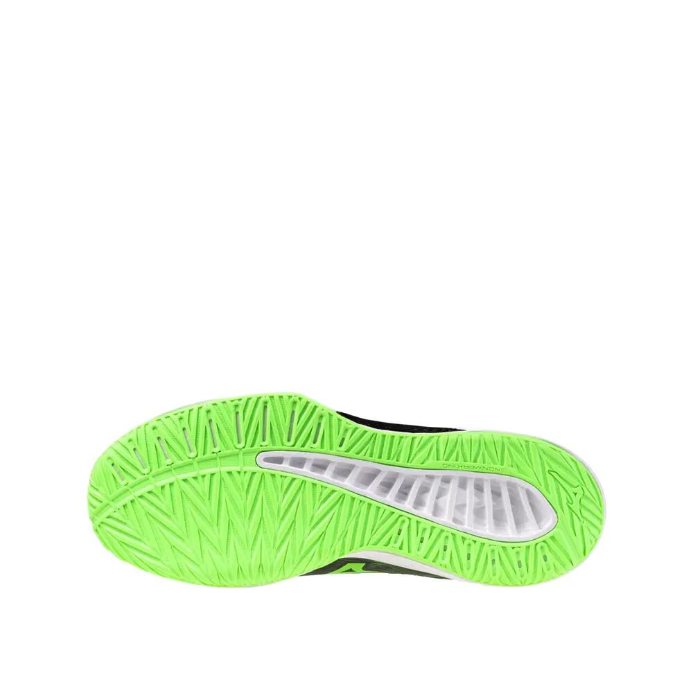 Zapatos de sala Mizuno Lightning Select Negro/Jazmín Verde 2/6