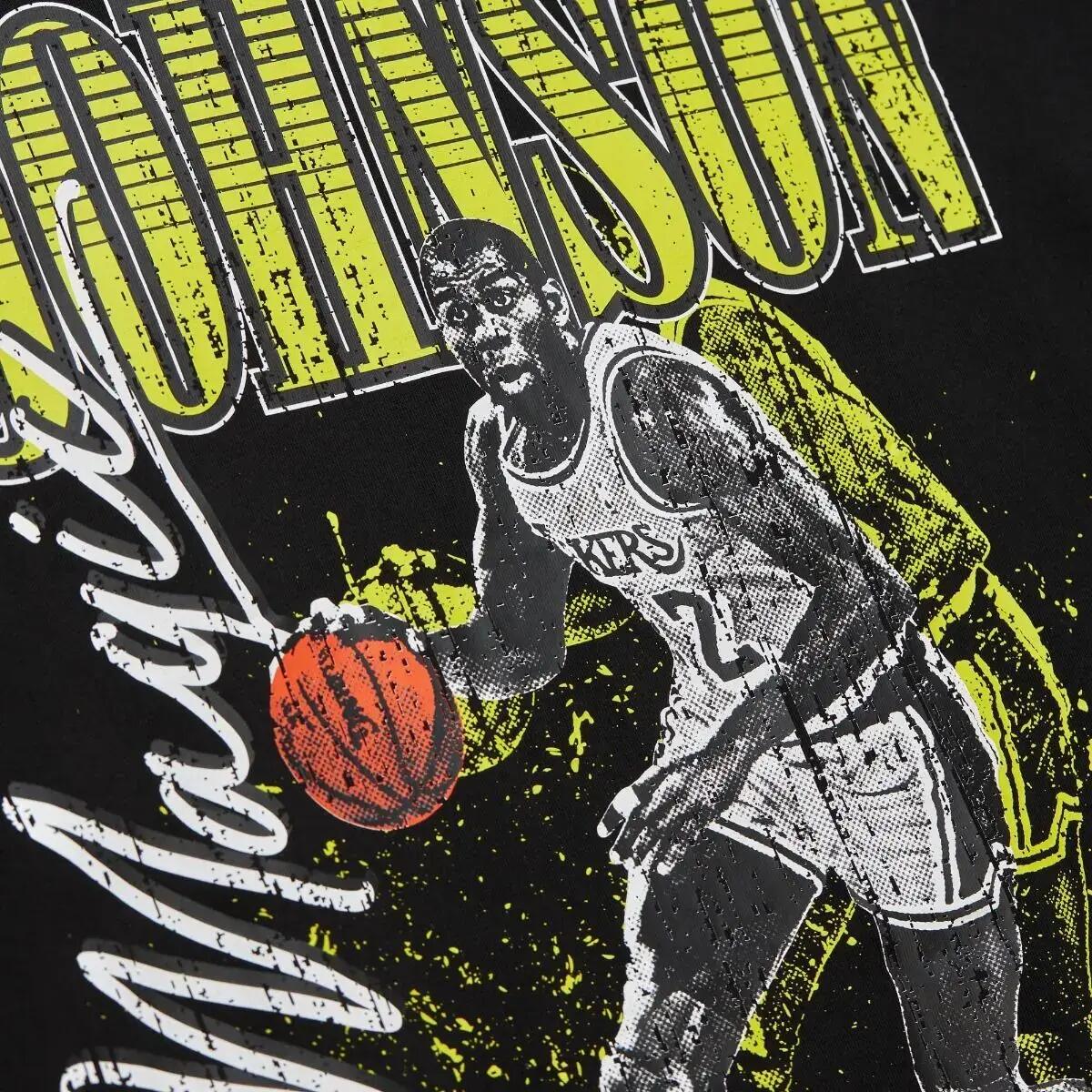 T-shirt z logo vintage Los Angeles Lakers HW Neon Pop Playe Magic Johnson 4/5