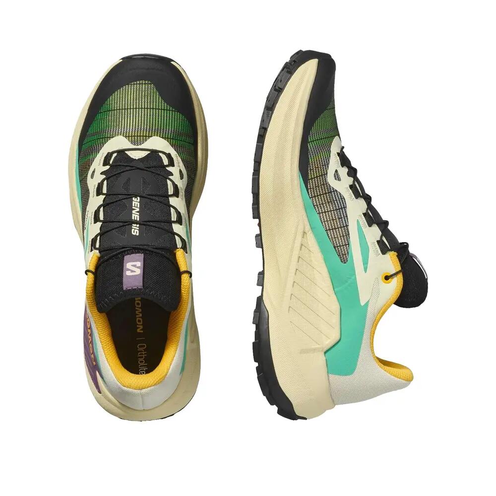 Zapatillas de trail Salomon Genesis Amarillo/Negro/Willow 3/7