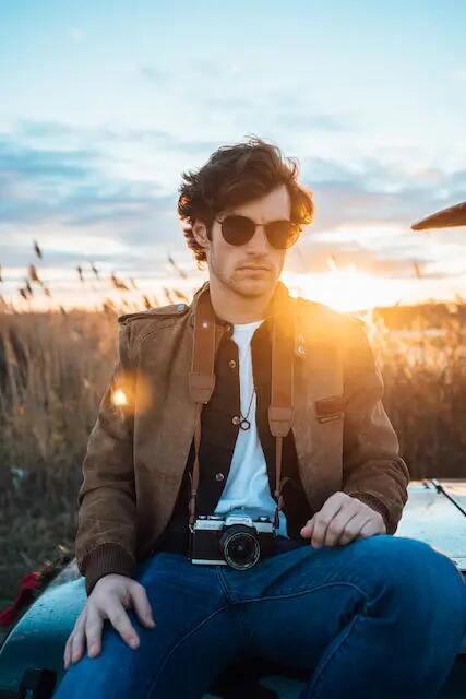 Unisex Sonnenbrille Boho Greenwich (Black | Black) 4/5
