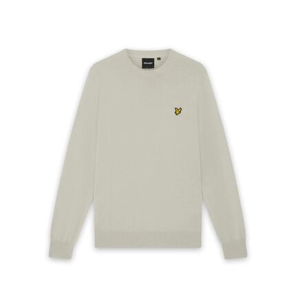 Pull col rond en coton mérinos Lyle & Scott
