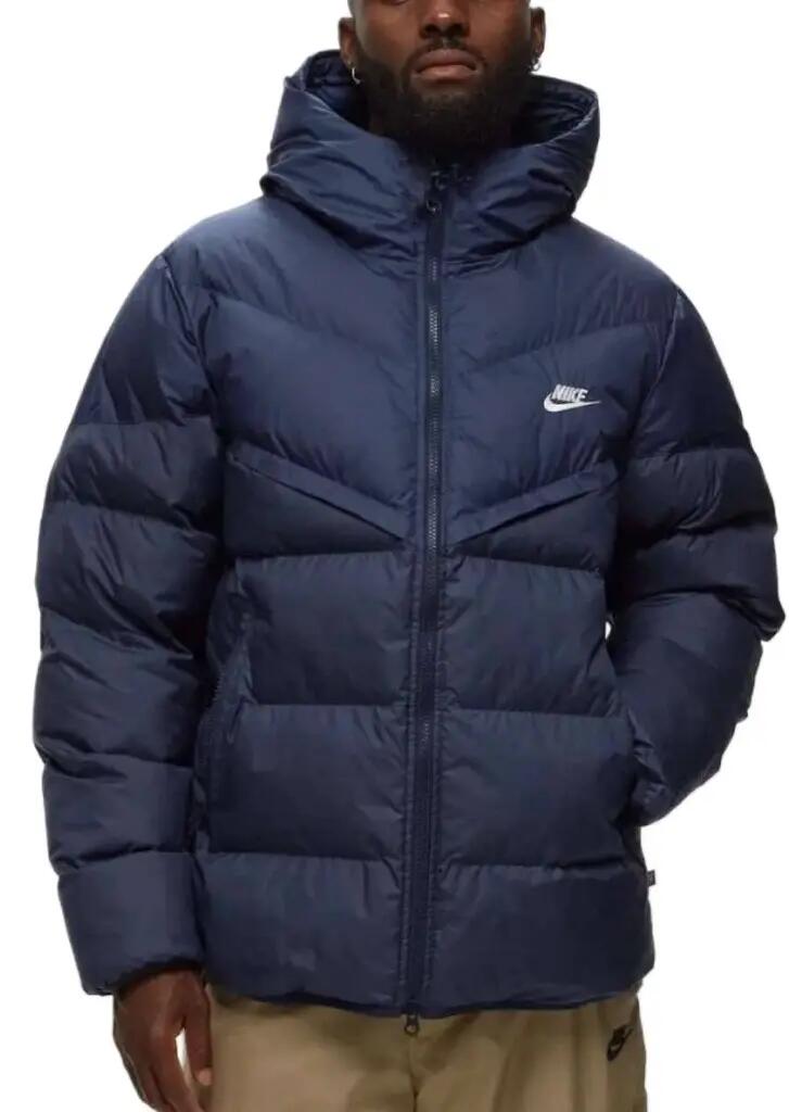 Jachetă impermeabilă cu glugă Nike Storm Fit DR9605 - Bleumarin