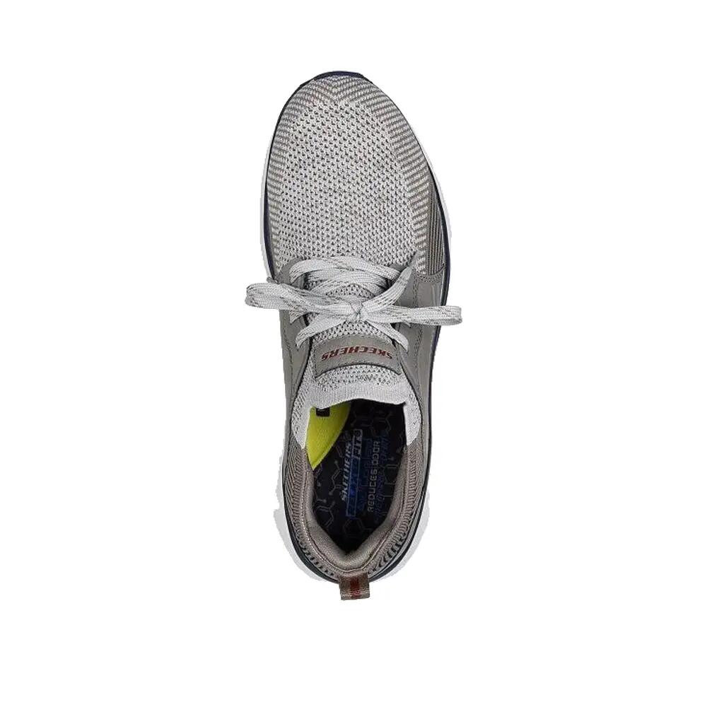 Skechers Lancer-Dalton Shoes Taupe/Multi 3/5