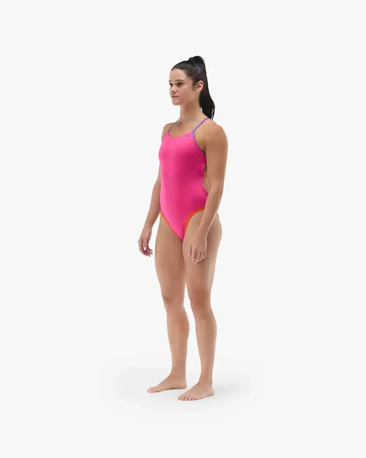 Strój do pływania TYR Multistripe Cutoutfit 5/6