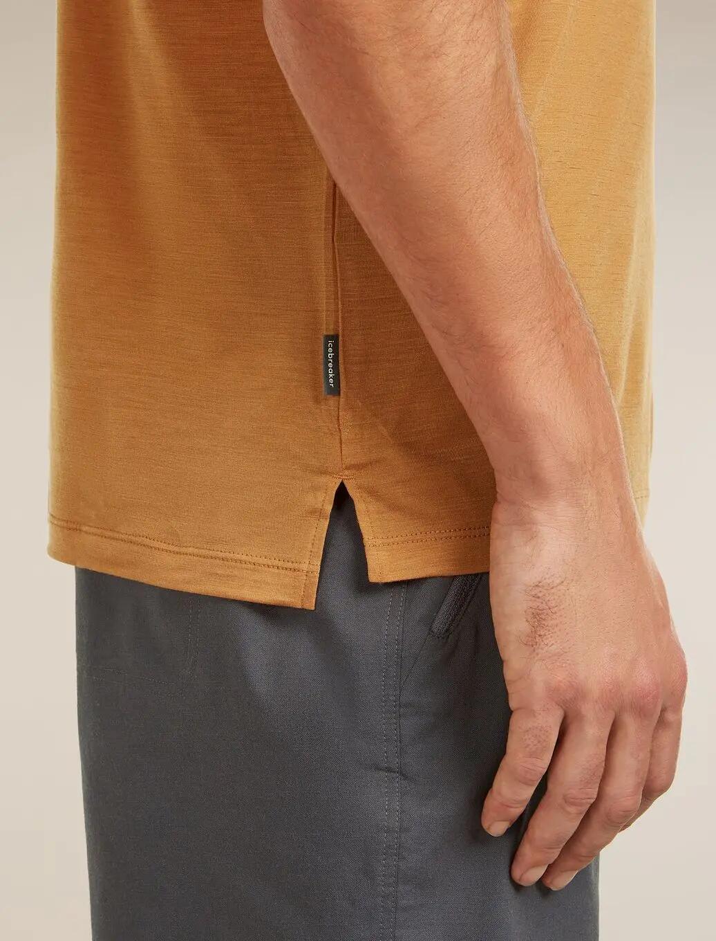 T-Shirt Technique Icebreaker 125 Sphere III Marron Homme 5/6