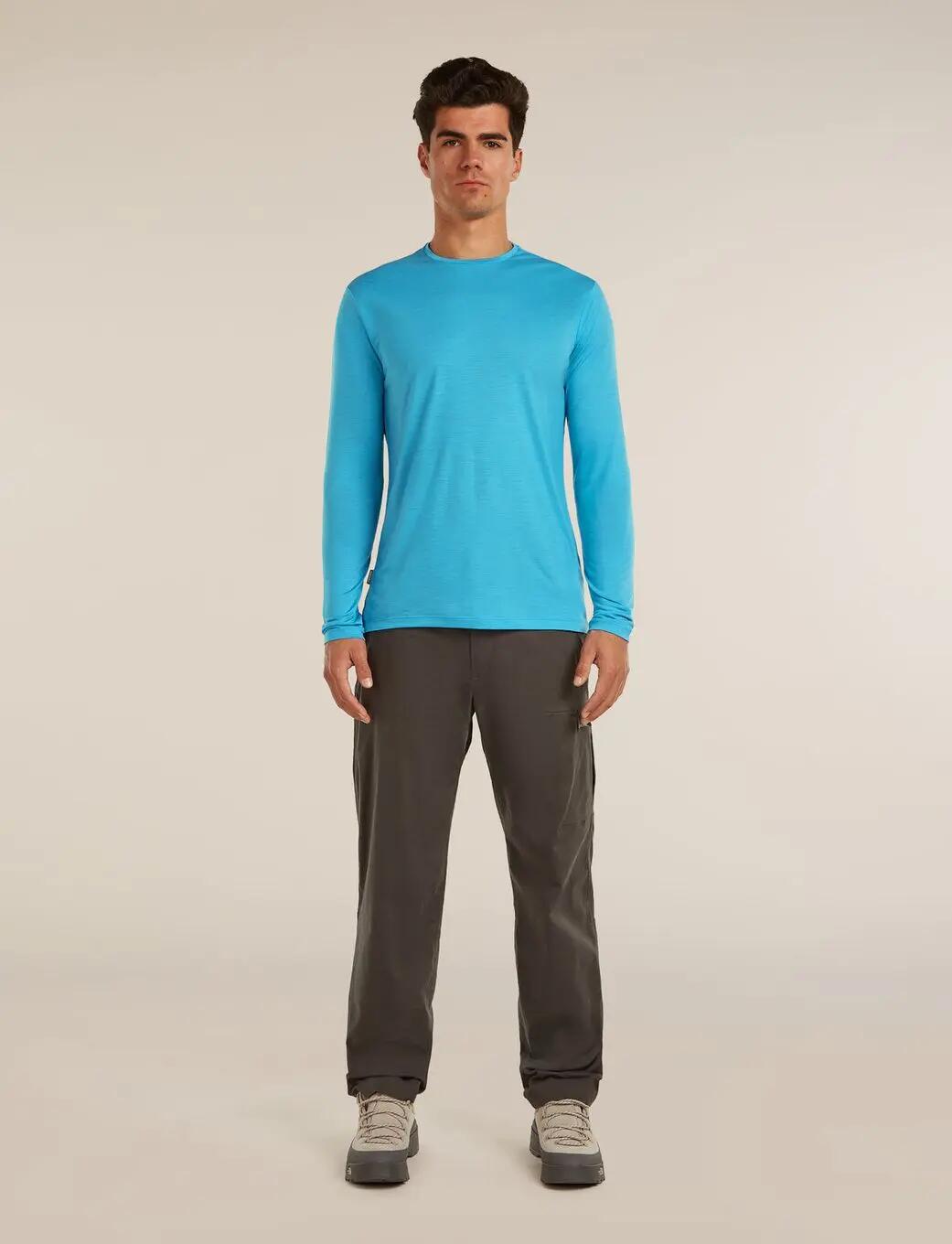 T-Shirt Technique Icebreaker 125 Sphere III Bleu Homme 3/5