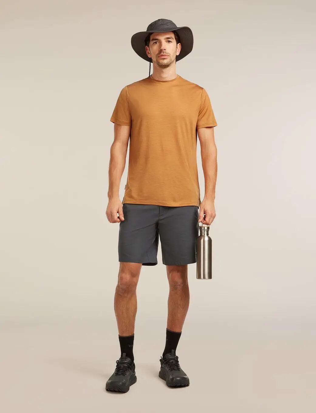 T-Shirt Technique Icebreaker 125 Sphere III Marron Homme 4/6