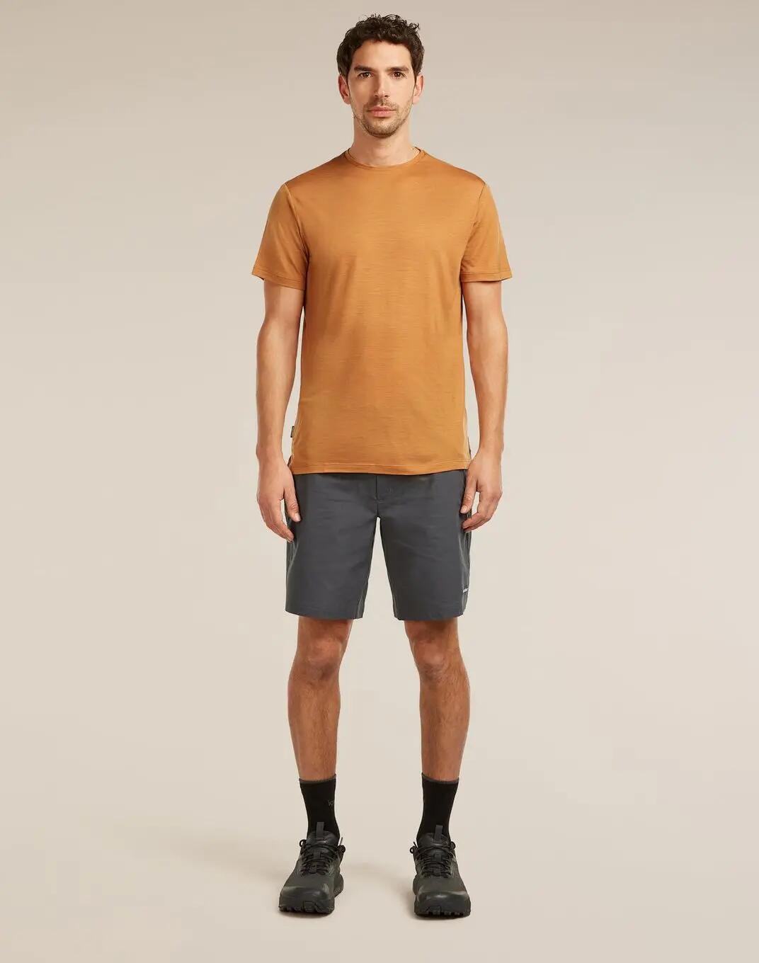 T-Shirt Technique Icebreaker 125 Sphere III Marron Homme 3/6