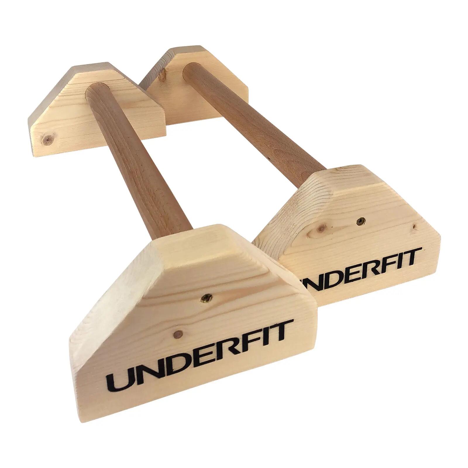 Drewniane uchwyty do pompek paraletki UNDERFIT 54 cm 1/7