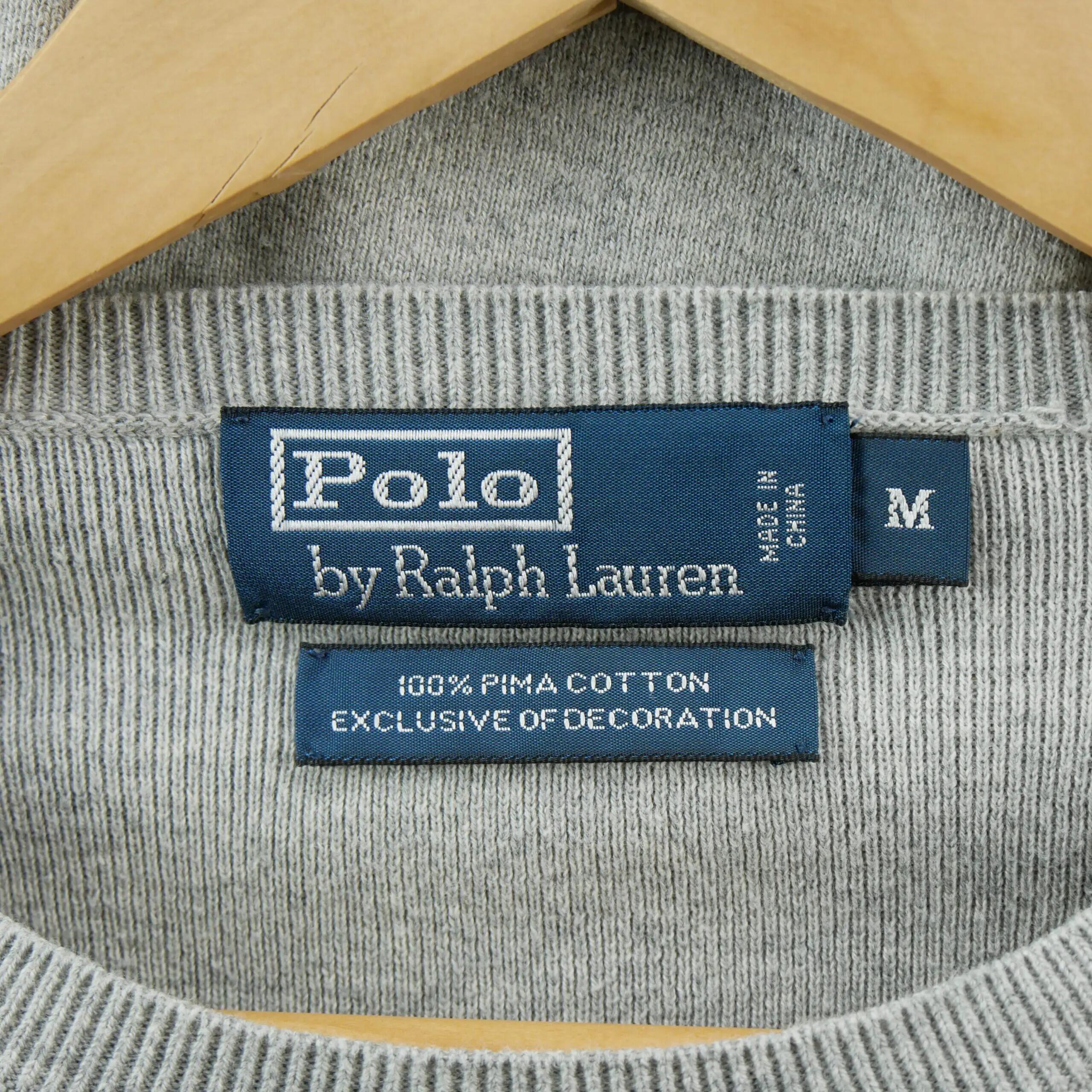 Refurbished - Herrenpullover Pima Cotton gesticktes Pony - Wie neu 5/6
