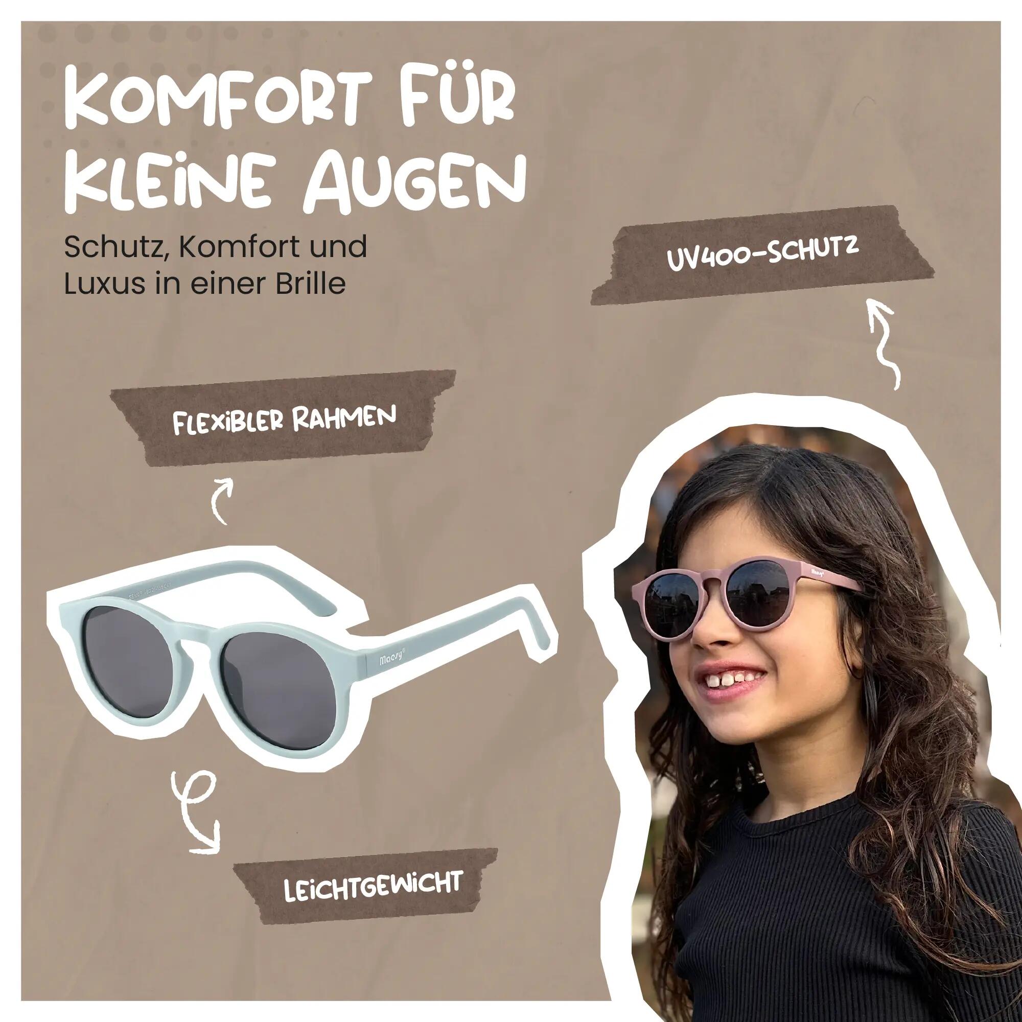 Lunettes de soleil enfant Novi Blue 6-12 ans 2/6