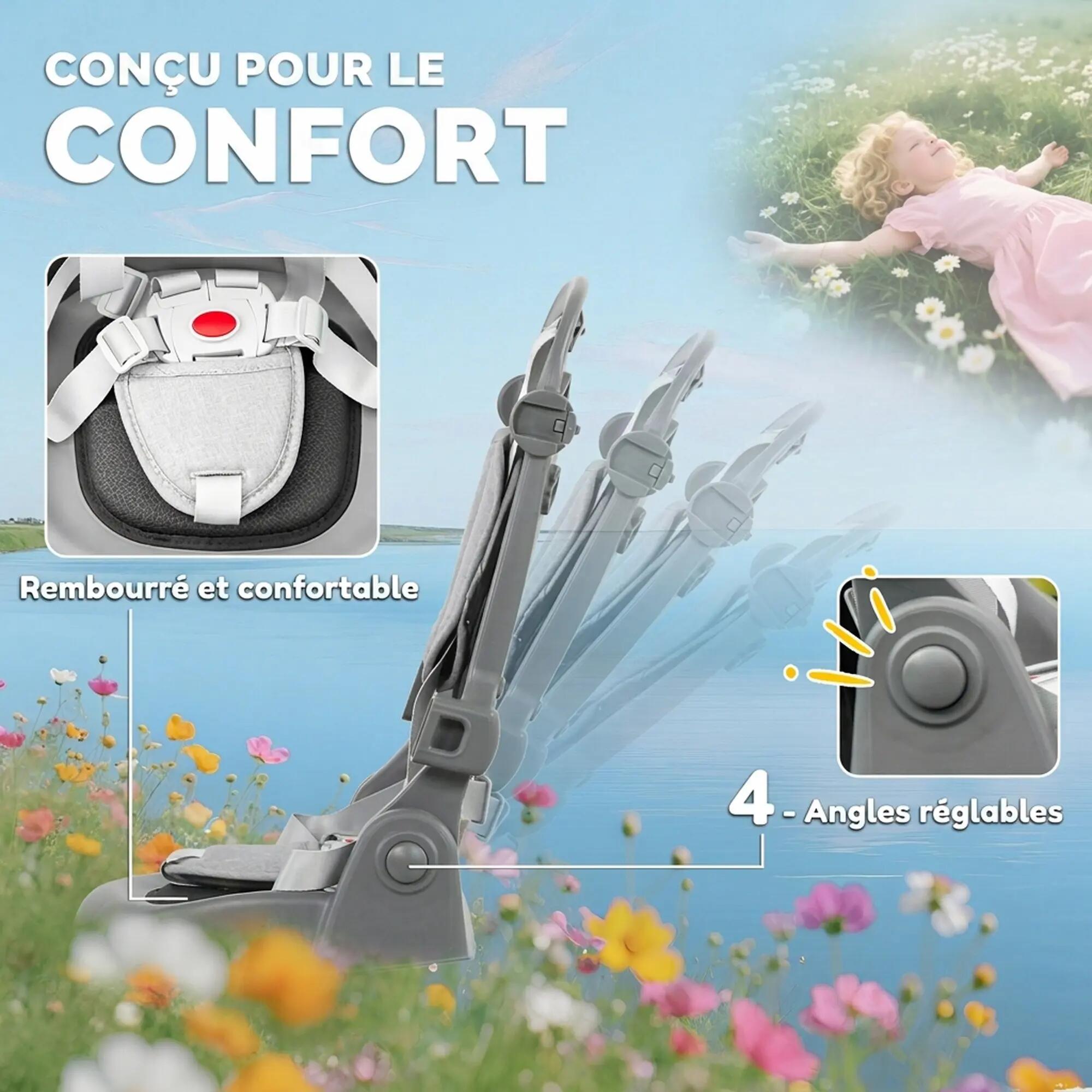 Tricycle évolutif pliable réglable 6 en 1 5/5