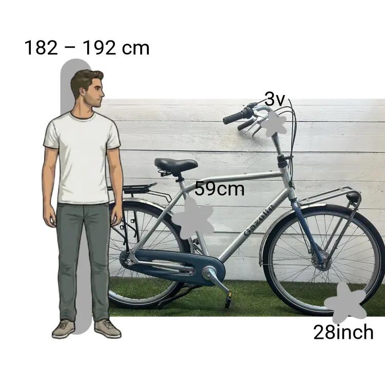 Vélo d’occasion Gazelle Transportfiets 2/4