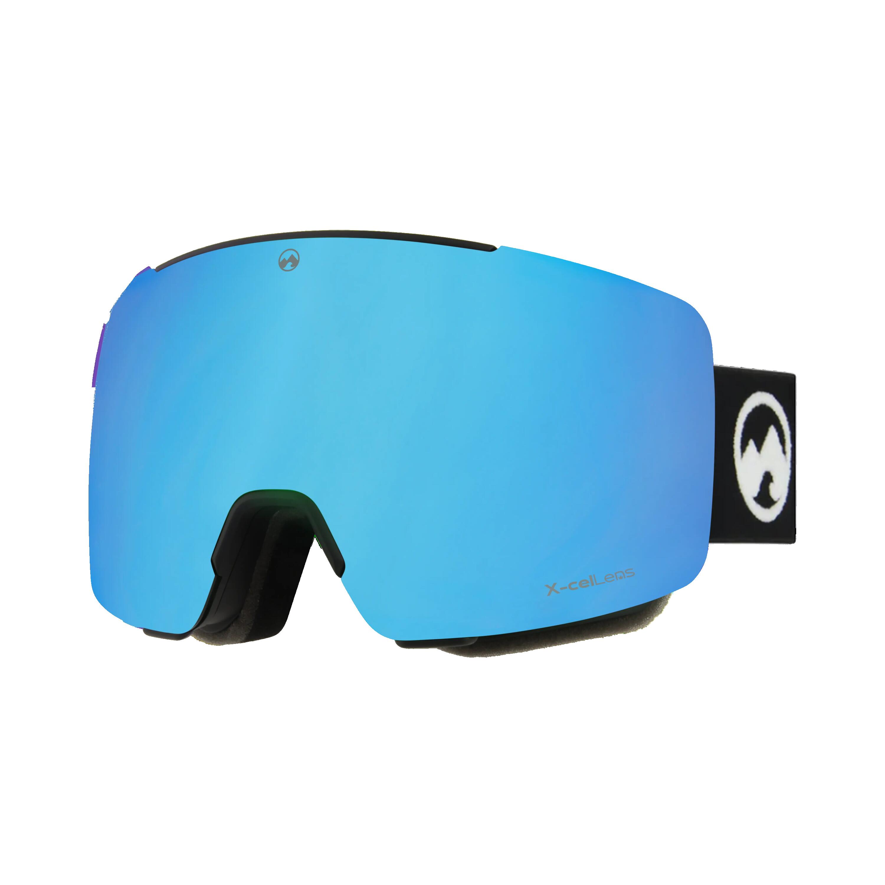 Masque de ski unisexe Local (Black | Ice Blue) 3/7